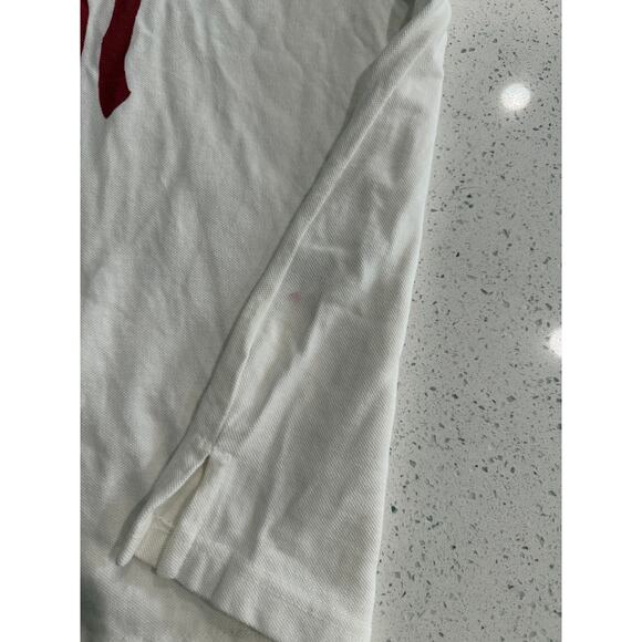 Kingsize Men Polo Shirt 4XL TALL White Graphic Eagle Flag USA Short Sleeve - Picture 3 of 7